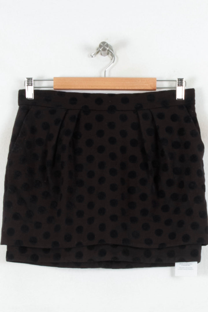 Jupe Courte Noire - Taille M/38 de la marque Maje | PARAD81621 - Vendu par Paradigme - Image 2