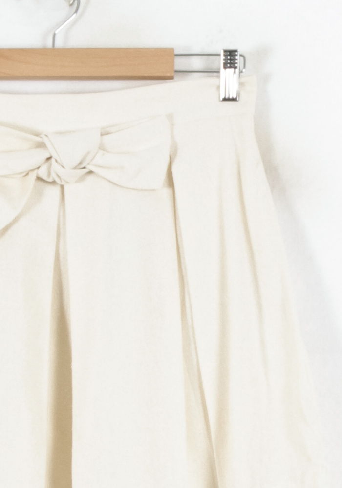 Jupe Plissée Beige - Taille S/36 de la marque Sandro | PARAD81622 - Vendu par Paradigme - Image 3
