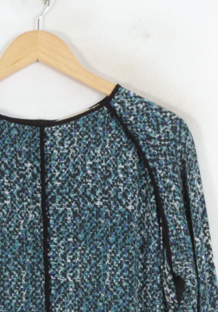 Blouse Bleue - Taille M/38 de la marque La Fée Maraboutée | PARAD81624 - Vendu par Paradigme - Image 3