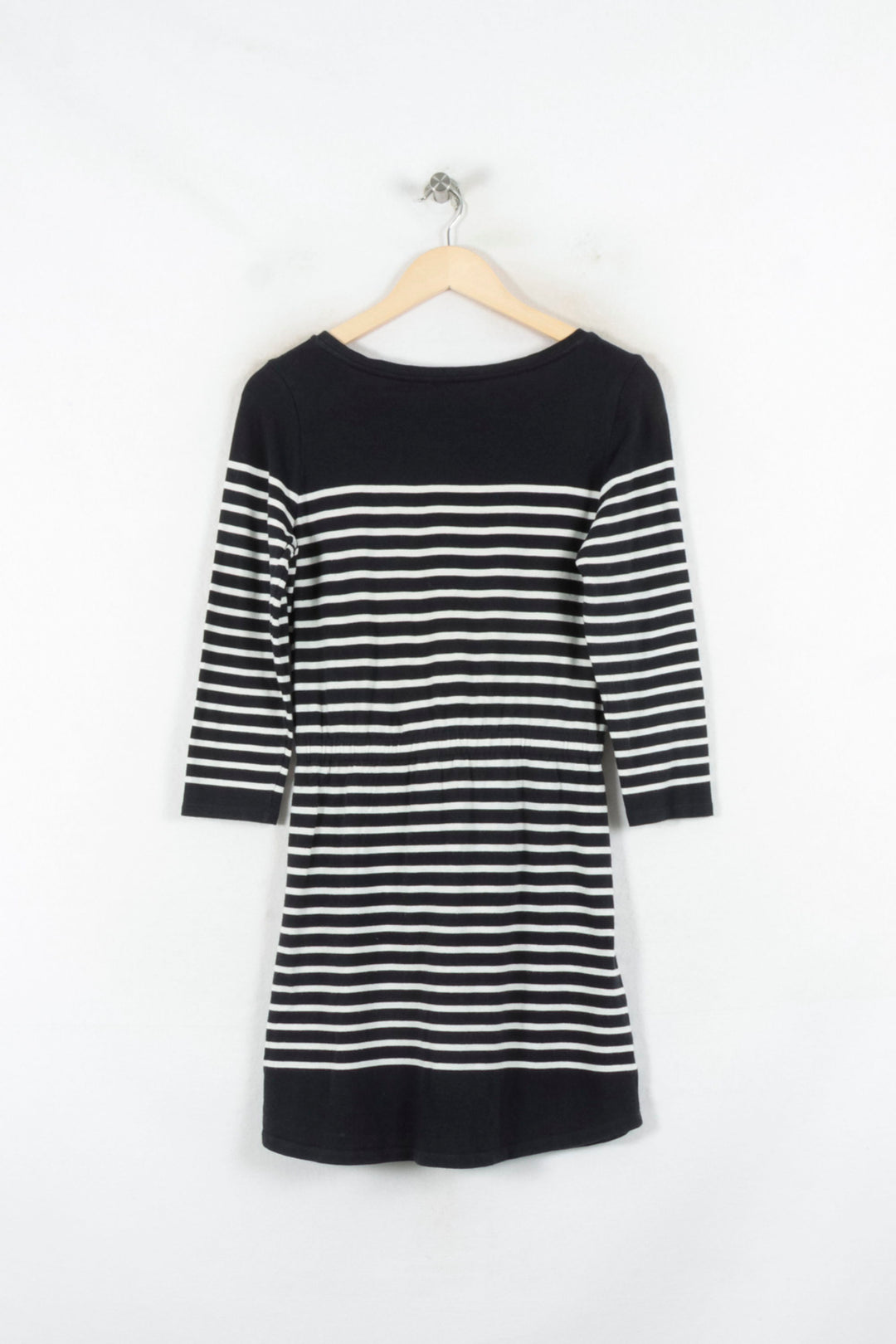 Robe Midi Bleue et Blanche - Taille L/40 de la marque Claudie Pierlot | PARAD81629 - Vendu par Paradigme - Image 4