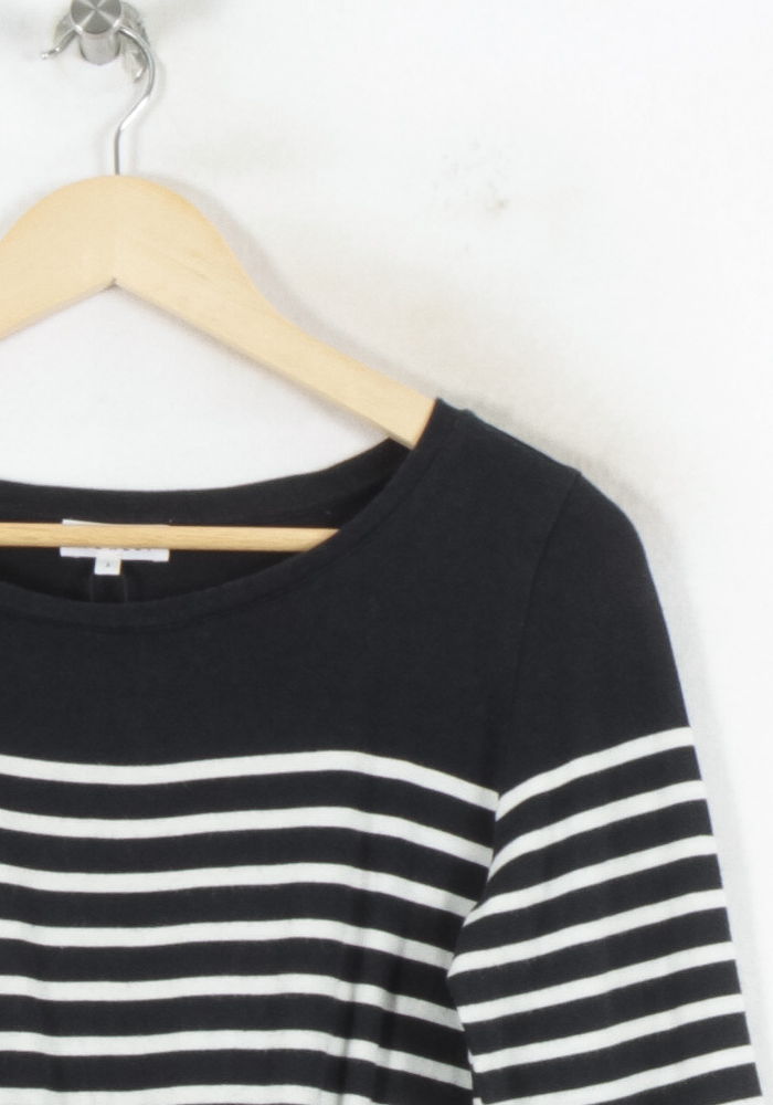 Robe Midi Bleue et Blanche - Taille L/40 de la marque Claudie Pierlot | PARAD81629 - Vendu par Paradigme - Image 3