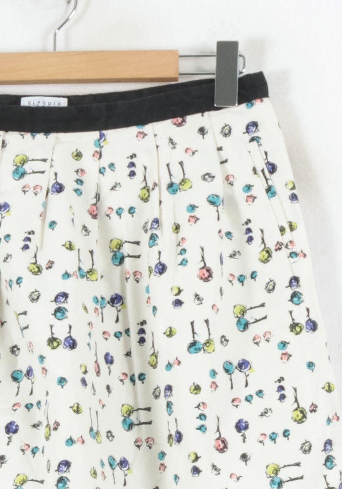 Jupe Plissée Blanche - Taille L/40 de la marque Claudie Pierlot | PARAD81630 - Vendu par Paradigme - Image 3