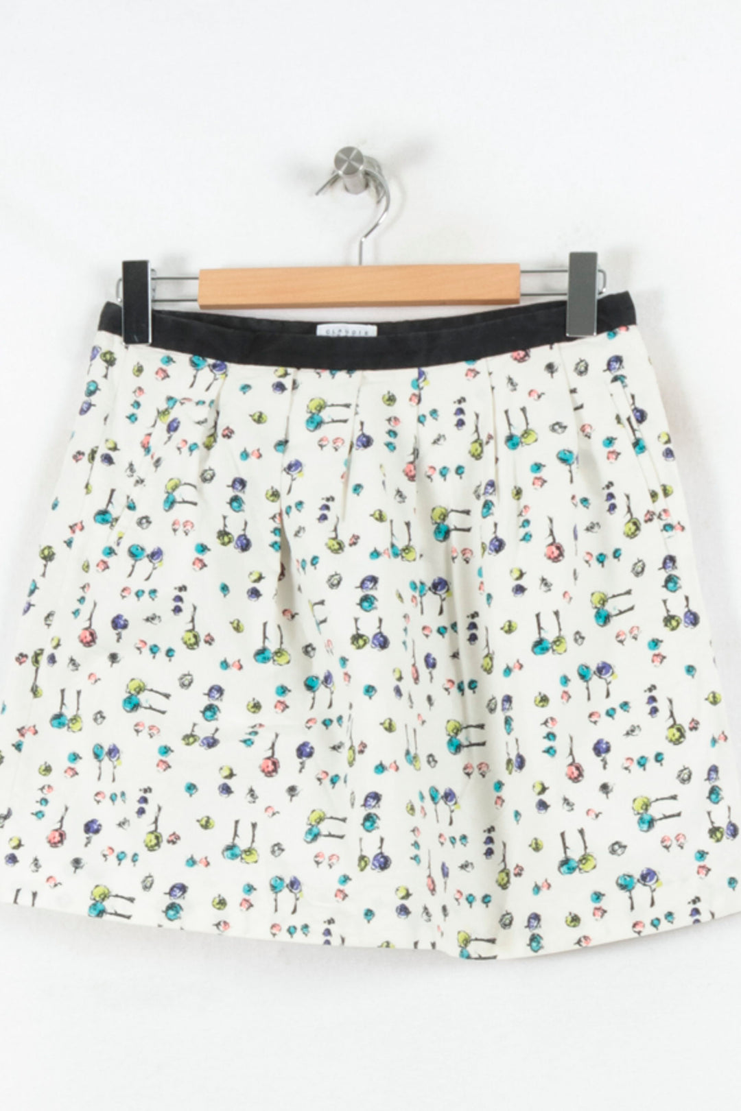 Jupe Plissée Blanche - Taille L/40 de la marque Claudie Pierlot | PARAD81630 - Vendu par Paradigme - Image 2