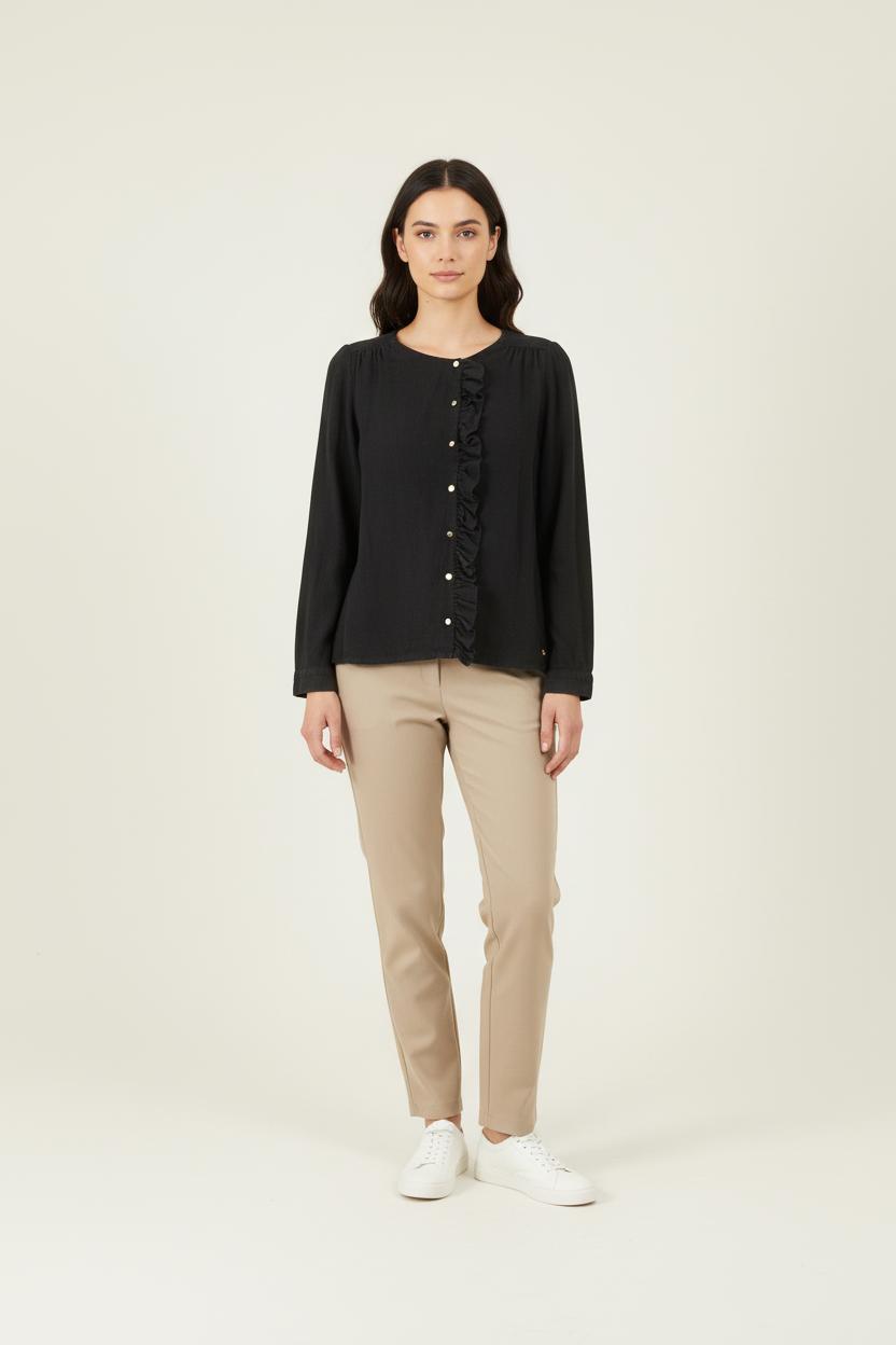 Blouse Noire - Taille S/36 de la marque Des petits hauts | PARAD81631 - Vendu par Paradigme - Image 1