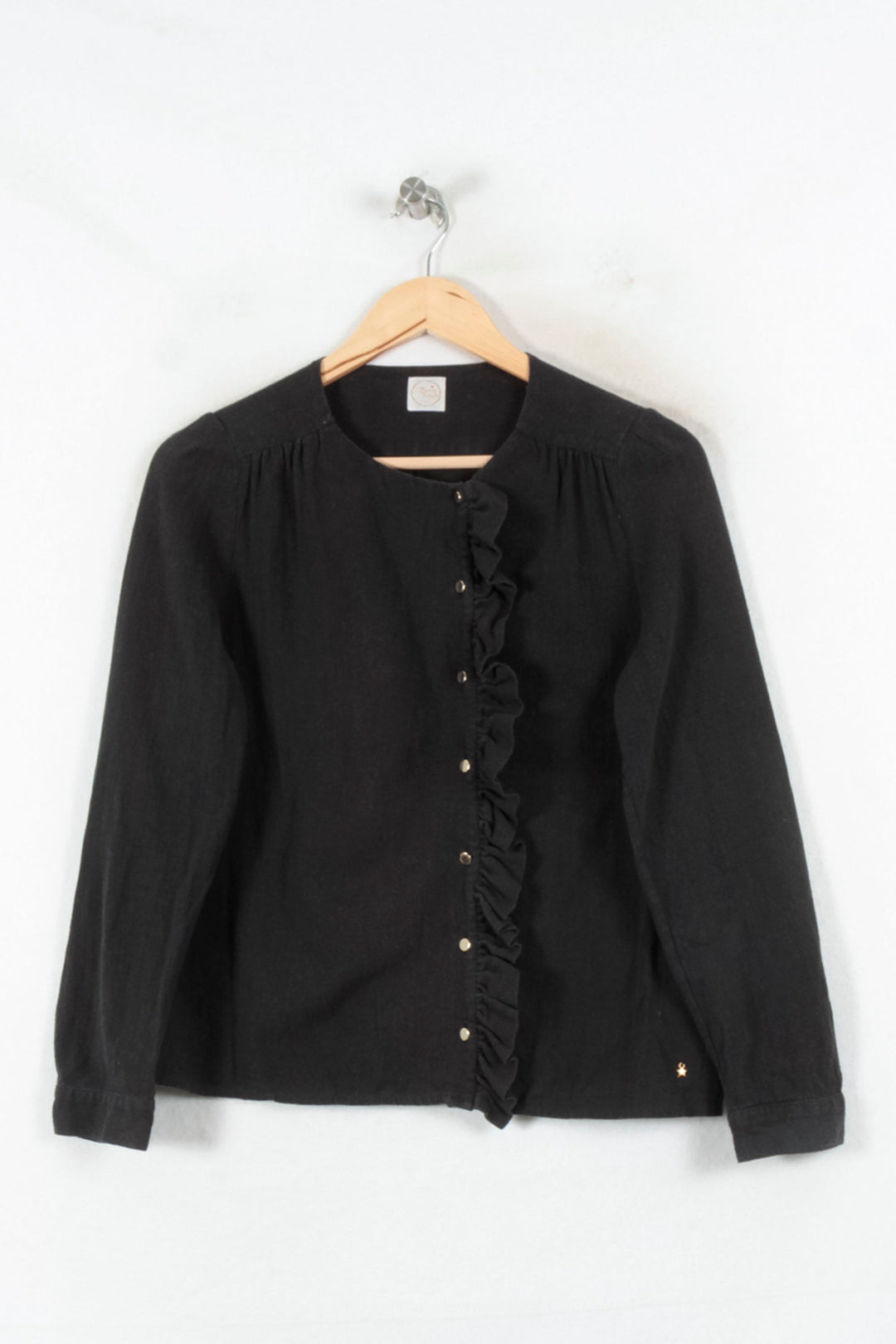 Blouse Noire - Taille S/36 de la marque Des petits hauts | PARAD81631 - Vendu par Paradigme - Image 2
