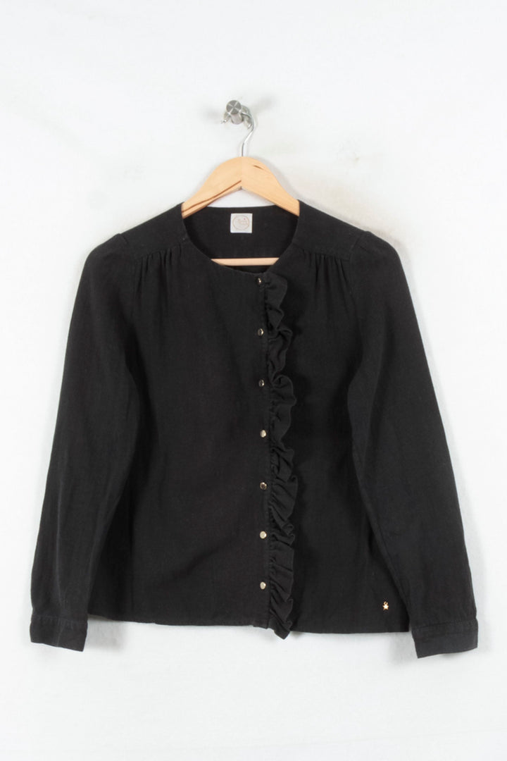 Blouse Noire - Taille S/36 de la marque Des petits hauts | PARAD81631 - Vendu par Paradigme - Image 2
