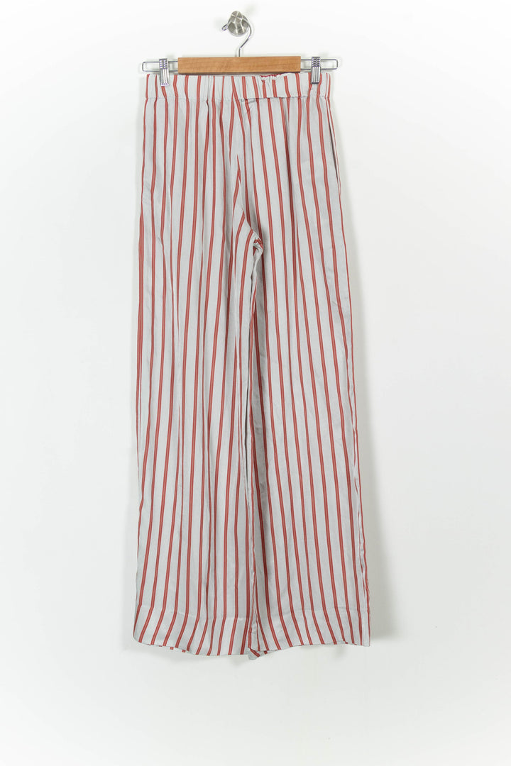 Pantalon Large Blanc et Rouge - Taille S/36 de la marque Paul & Joe | PARAD81639 - Vendu par Paradigme - Image 4