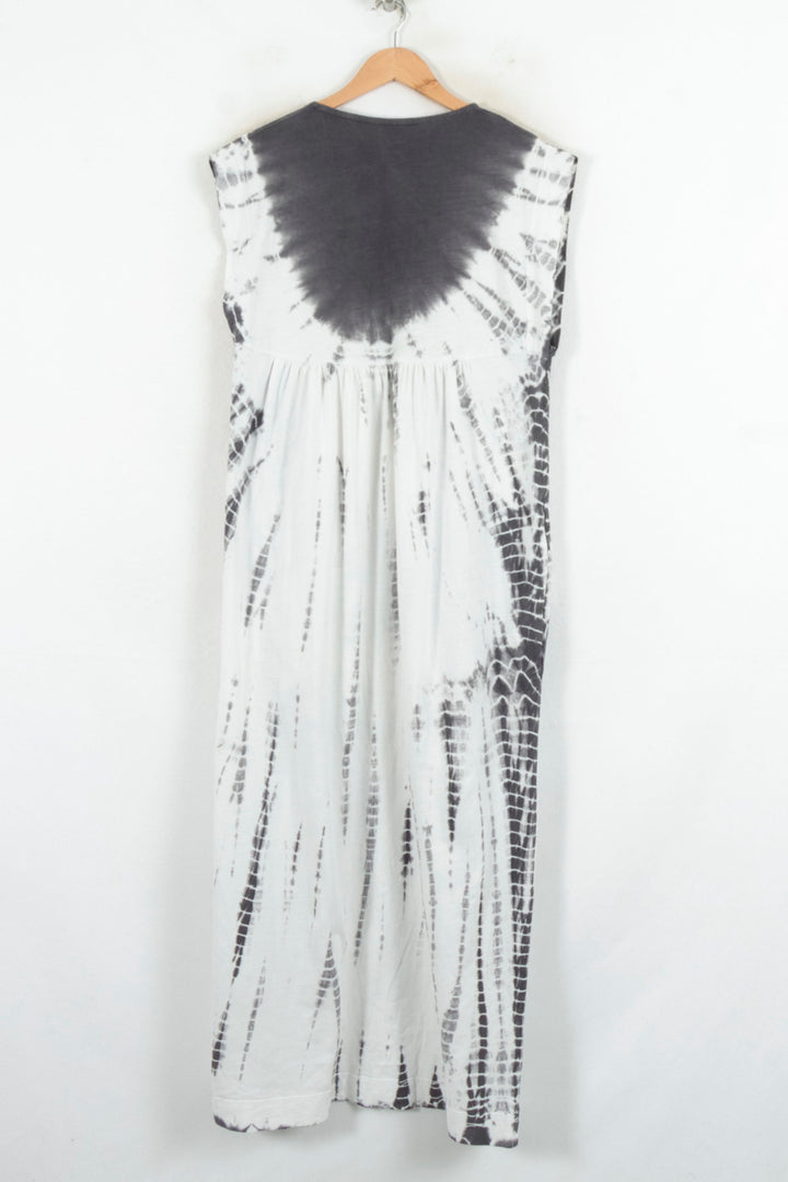Robe Longue Blanche et Noire - Taille S/36 de la marque Léon & Harper | PARAD81643 - Vendu par Paradigme - Image 4