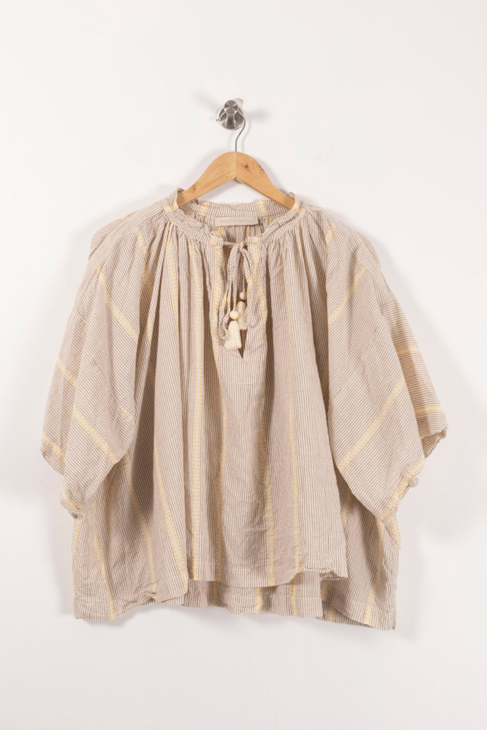 Blouse Beige et Jaune - Taille M/38 de la marque Vanessa Bruno | PARAD81644 - Vendu par Paradigme - Image 2
