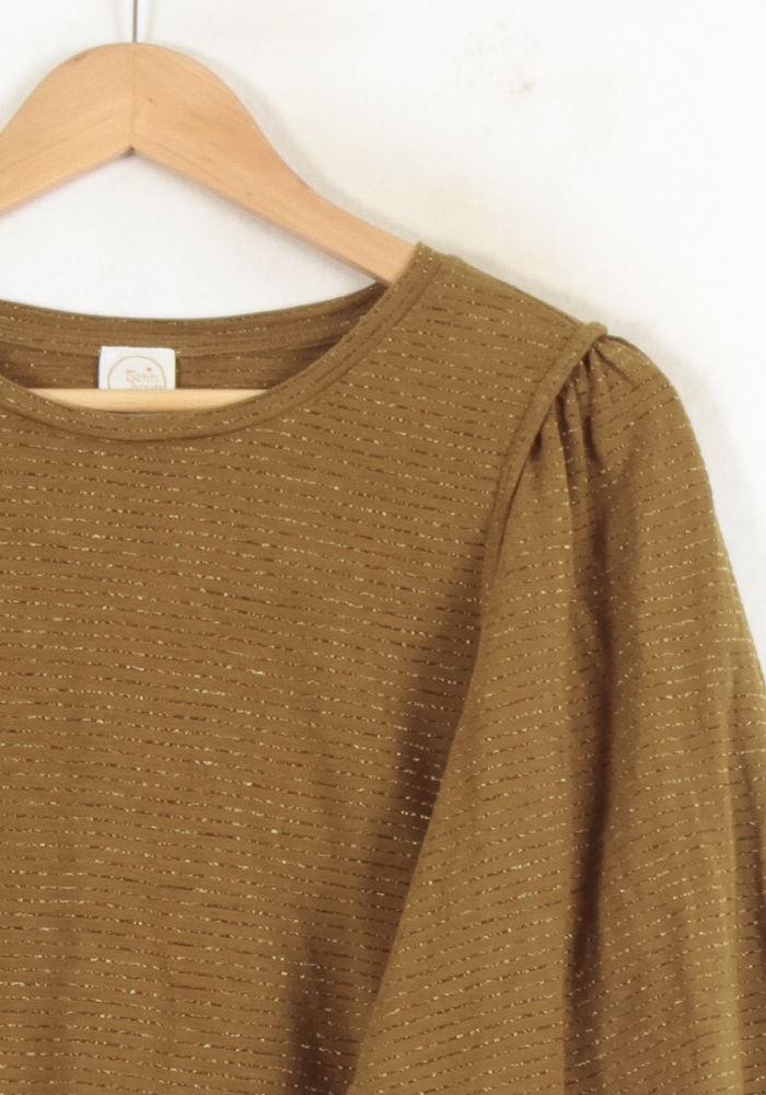 Blouse Marron - Taille M/38 de la marque Des petits hauts | PARAD81652 - Vendu par Paradigme - Image 3