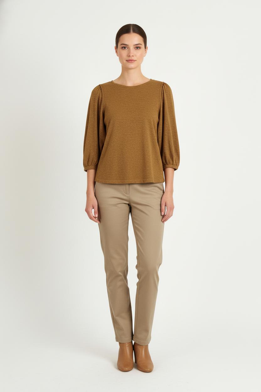 Blouse Marron - Taille M/38 de la marque Des petits hauts | PARAD81652 - Vendu par Paradigme - Image 1