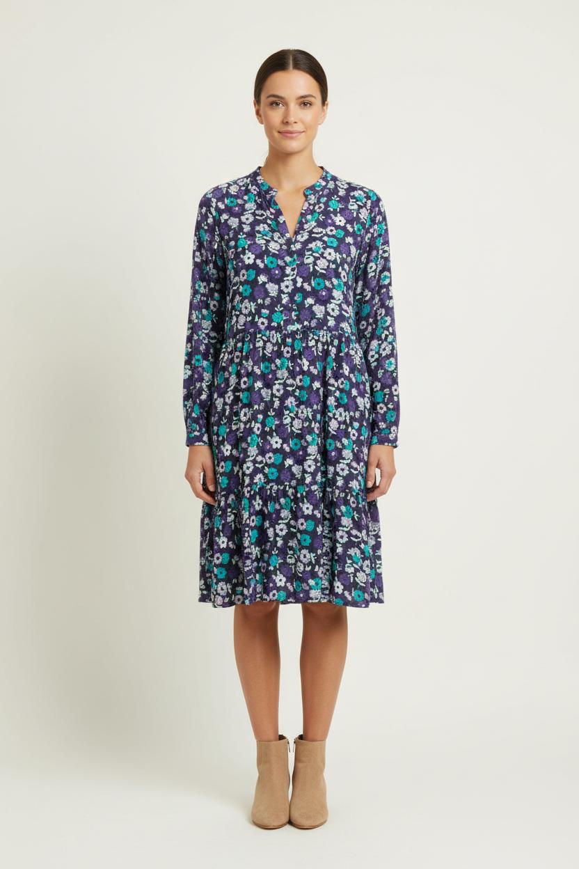 Robe Fleurie Multicolore - Taille XS/34 de la marque Des petits hauts | PARAD81658 - Vendu par Paradigme - Image 1