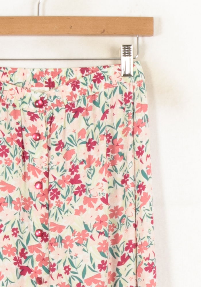 Jupe Longue Rose et Verte - Taille XS/34 de la marque Des petits hauts | PARAD81665 - Vendu par Paradigme - Image 3