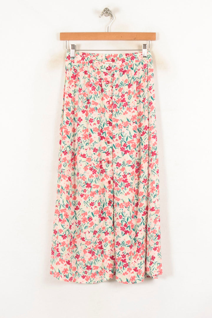 Jupe Longue Rose et Verte - Taille XS/34 de la marque Des petits hauts | PARAD81665 - Vendu par Paradigme - Image 2
