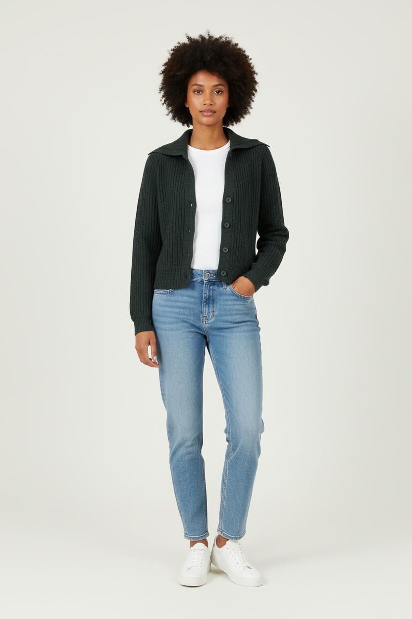 Cardigan Gris - Taille S/36 de la marque Comptoir des Cotonniers | PARAD81674 - Vendu par Paradigme - Image 1