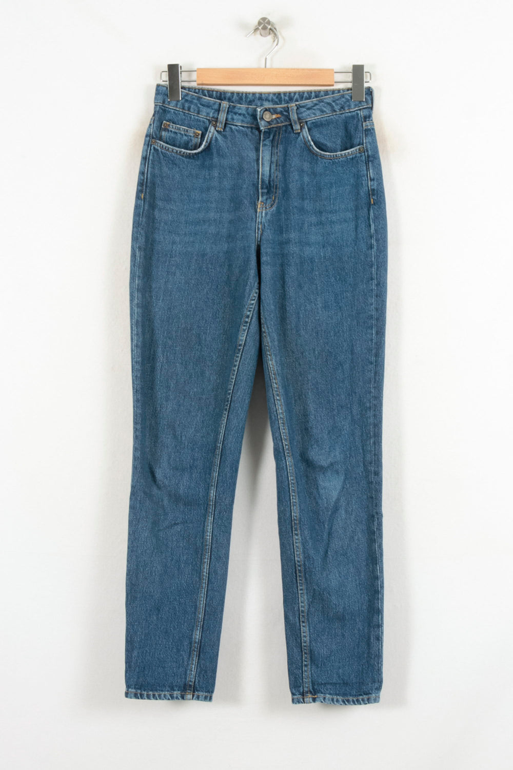 Jean Bleu - Taille S/36 de la marque American Vintage | PARAD81678 - Vendu par Paradigme - Image 2