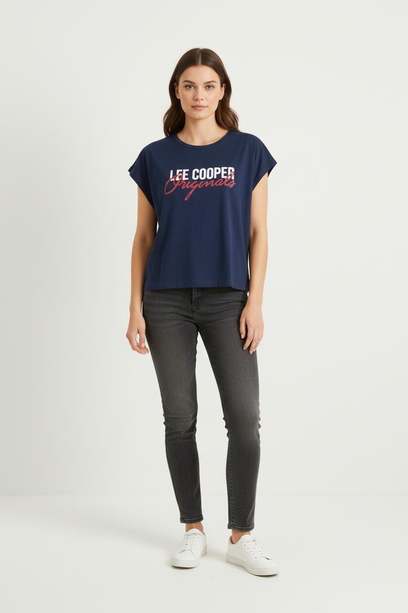 Tee-shirt Bleu - Taille S/36 de la marque Lee | PARAD81688 - Vendu par Paradigme - Image 1