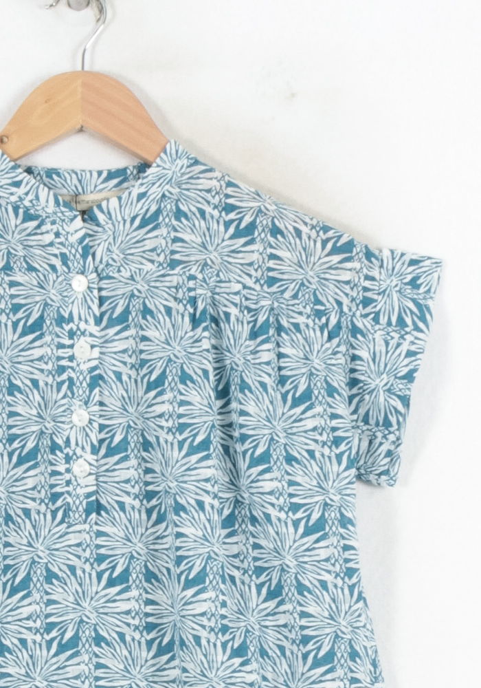 Blouse Bleu et Blanche - Taille S/36 de la marque La Fée Maraboutée | PARAD81694 - Vendu par Paradigme - Image 3