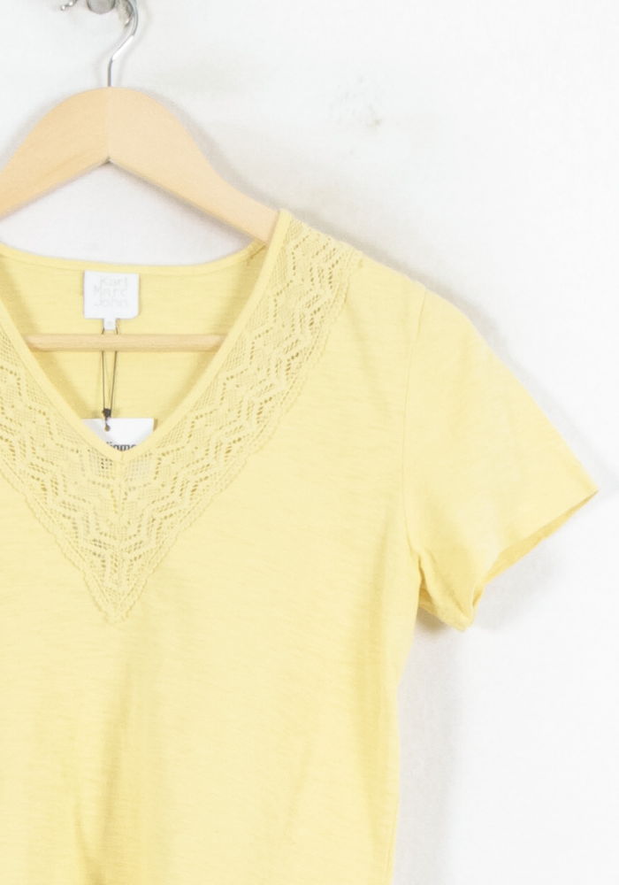 Tee-shirt Jaune - Taille XS/34 de la marque Karl Marc John | PARAD81696 - Vendu par Paradigme - Image 3