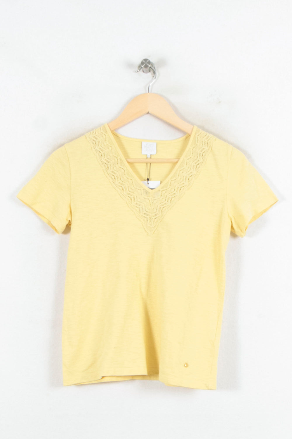 Tee-shirt Jaune - Taille XS/34 de la marque Karl Marc John | PARAD81696 - Vendu par Paradigme - Image 2