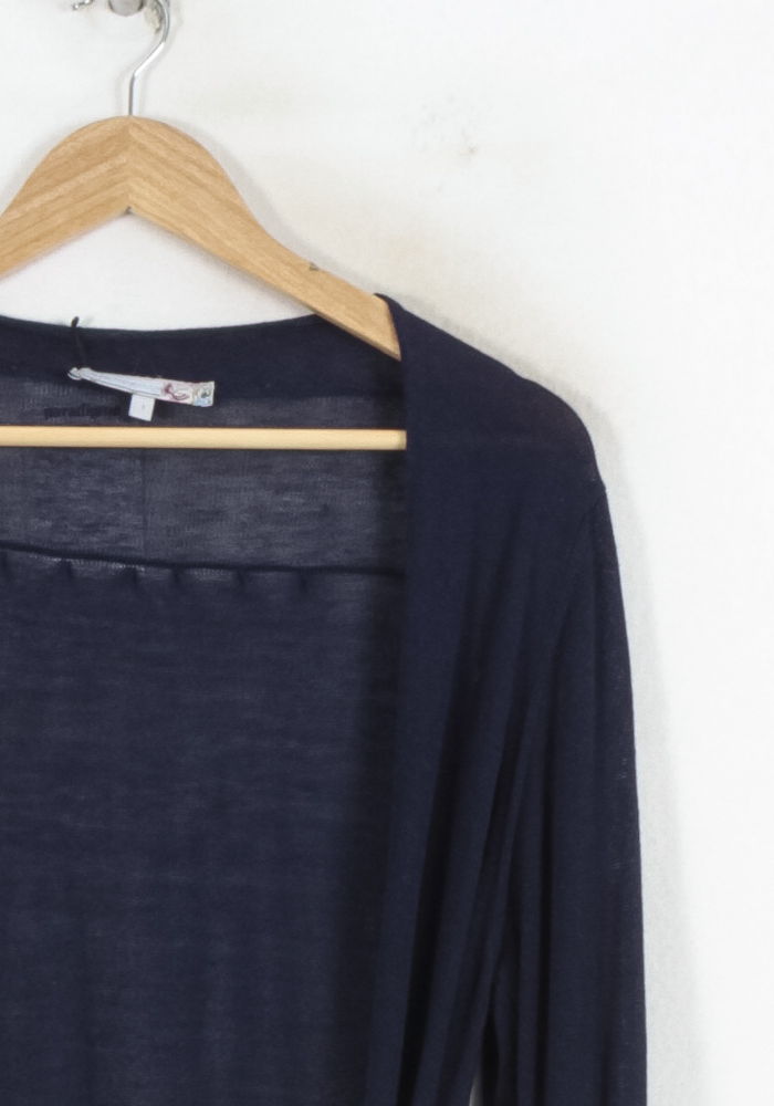 Cardigan Bleu - Taille S/36 de la marque La Fée Maraboutée | PARAD81699 - Vendu par Paradigme - Image 3