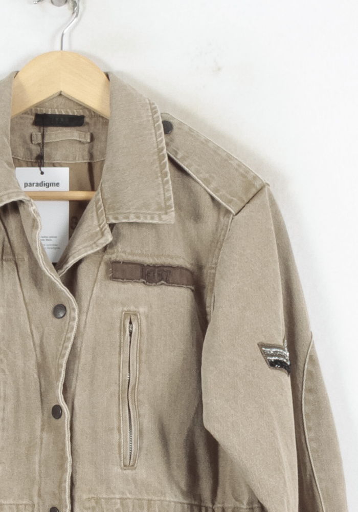 Veste Saharienne Beige - Taille M/38 de la marque IKKS | PARAD81702 - Vendu par Paradigme - Image 3