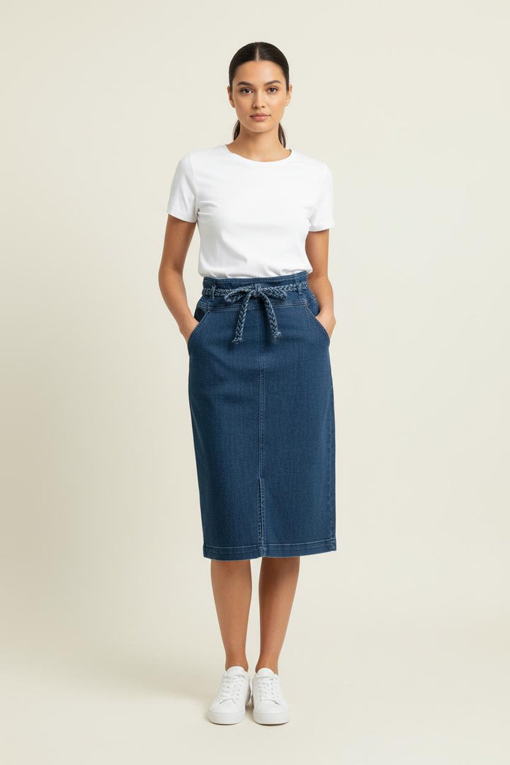 Jupe Crayon Bleu - Taille M/38 de la marque IKKS | PARAD81718 - Vendu par Paradigme - Image 1
