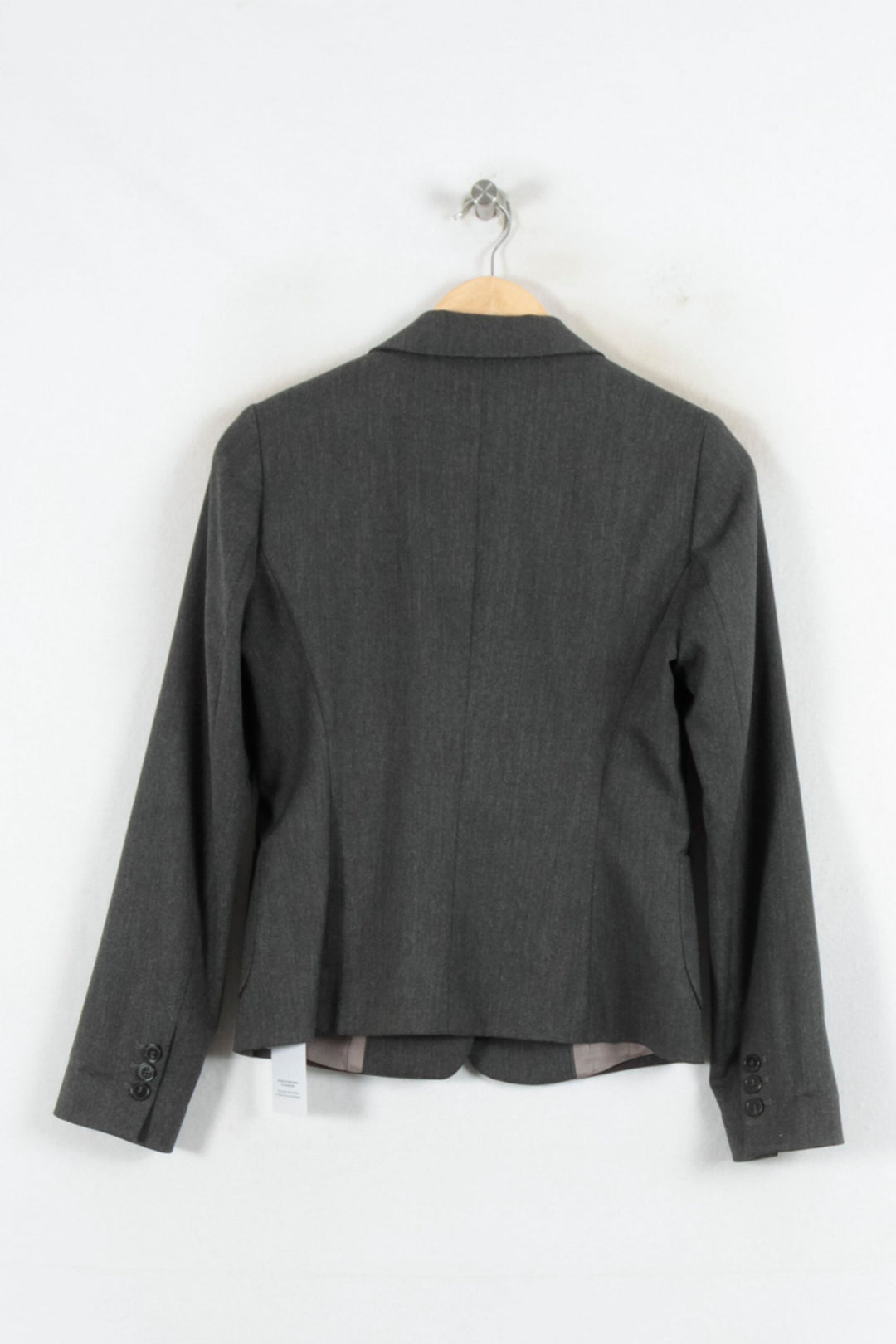 Blazer Gris - Taille S/36 de la marque Caroll | PARAD81728 - Vendu par Paradigme - Image 4