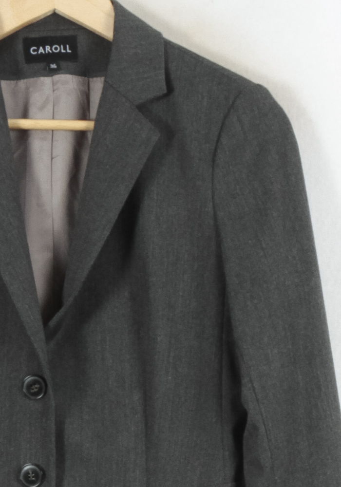 Blazer Gris - Taille S/36 de la marque Caroll | PARAD81728 - Vendu par Paradigme - Image 3