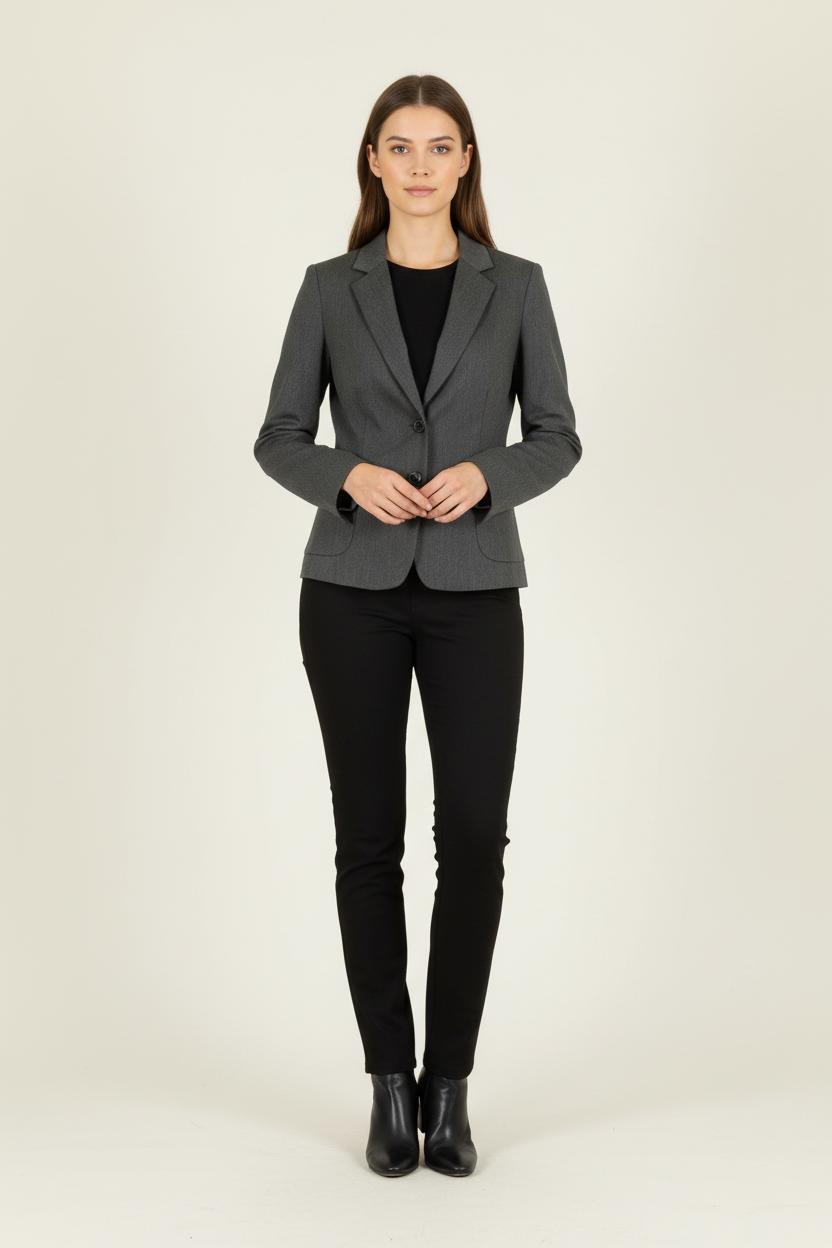 Blazer Gris - Taille S/36 de la marque Caroll | PARAD81728 - Vendu par Paradigme - Image 1
