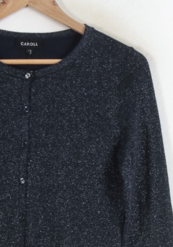 Cardigan Bleu - Taille M/38 de la marque Caroll | PARAD81736 - Vendu par Paradigme - Image 3