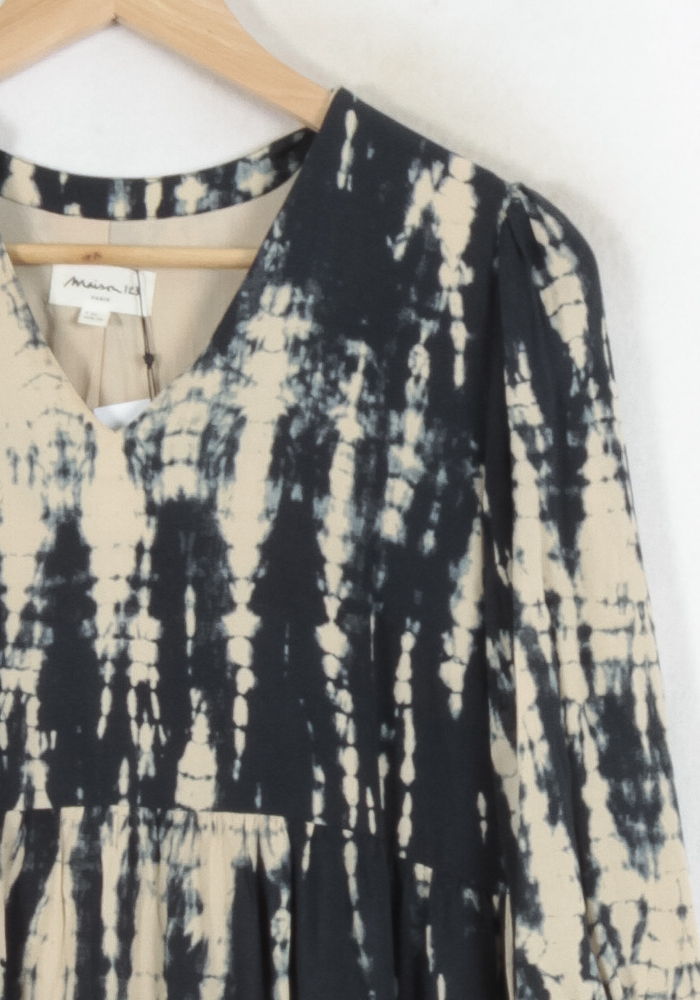 Robe Courte Noire et Beige - Taille XS/34 de la marque Maison 123 | PARAD81737 - Vendu par Paradigme - Image 3