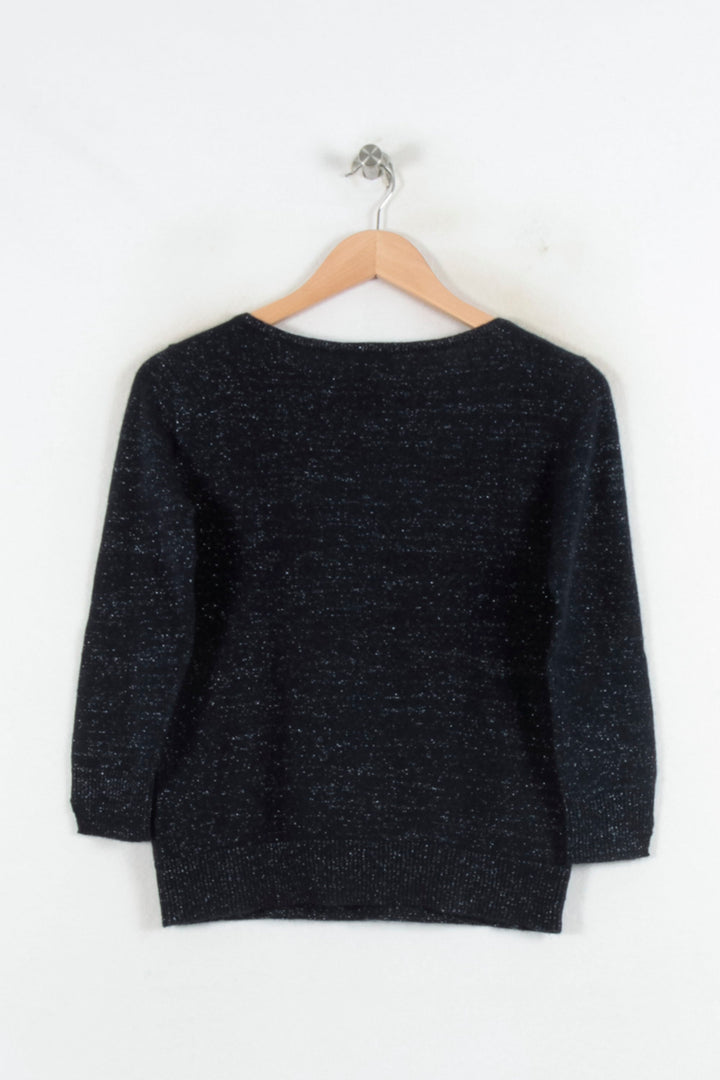 Pull Bleu - Taille M/38 de la marque Caroll | PARAD81738 - Vendu par Paradigme - Image 4