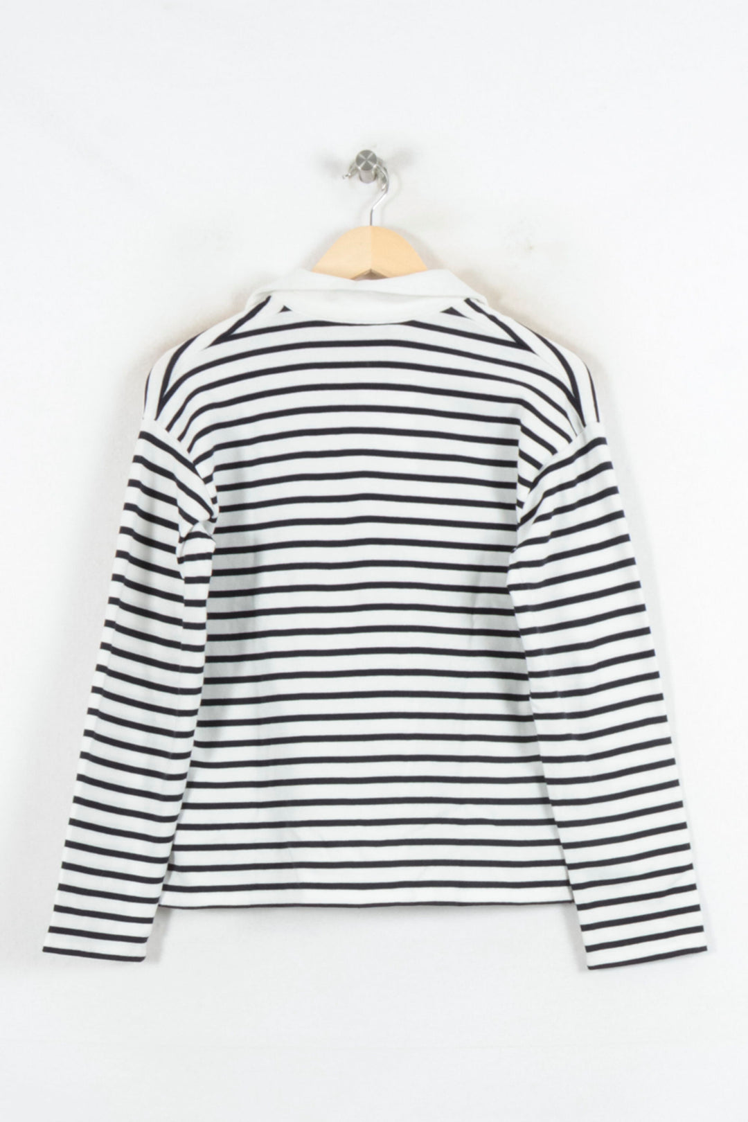 Marinière Blanc et Noir - Taille S/36 de la marque Caroll | PARAD81742 - Vendu par Paradigme - Image 4