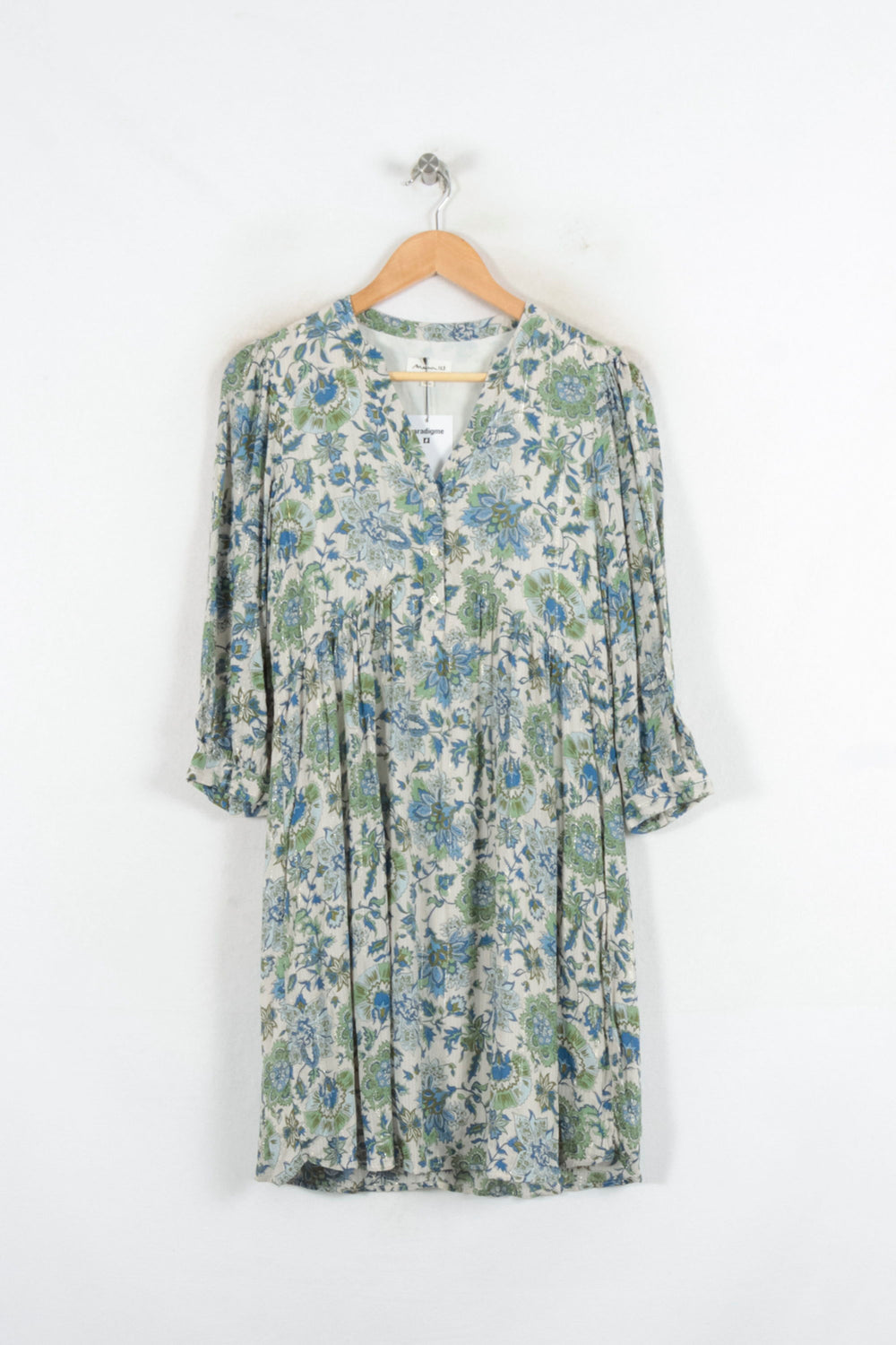 Robe Courte Bleu et Vert - Taille XS/34 de la marque Maison 123 | PARAD81745 - Vendu par Paradigme - Image 2