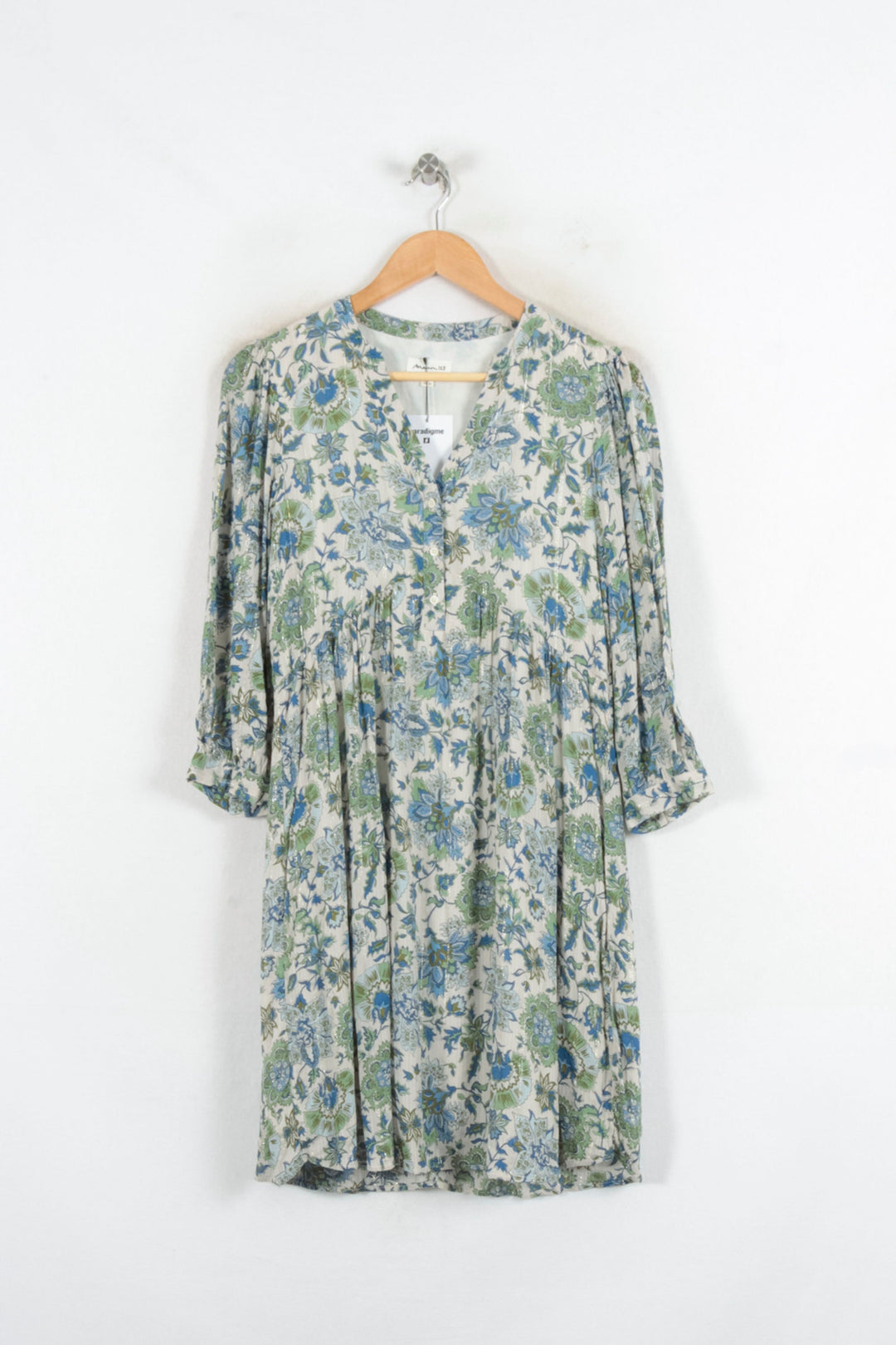 Robe Courte Bleu et Vert - Taille XS/34 de la marque Maison 123 | PARAD81745 - Vendu par Paradigme - Image 2