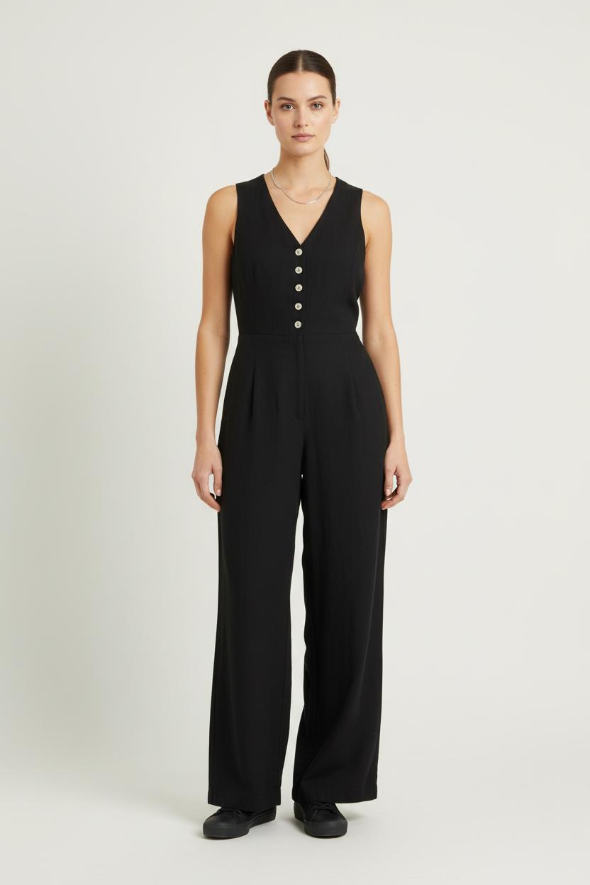 Combinaison Noire - Taille L/40 de la marque One Step | PARAD81746 - Vendu par Paradigme - Image 1