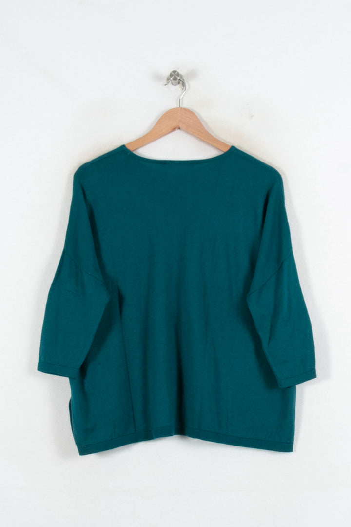 Pull Vert - Taille S/36 de la marque La Fée Maraboutée | PARAD81748 - Vendu par Paradigme - Image 4