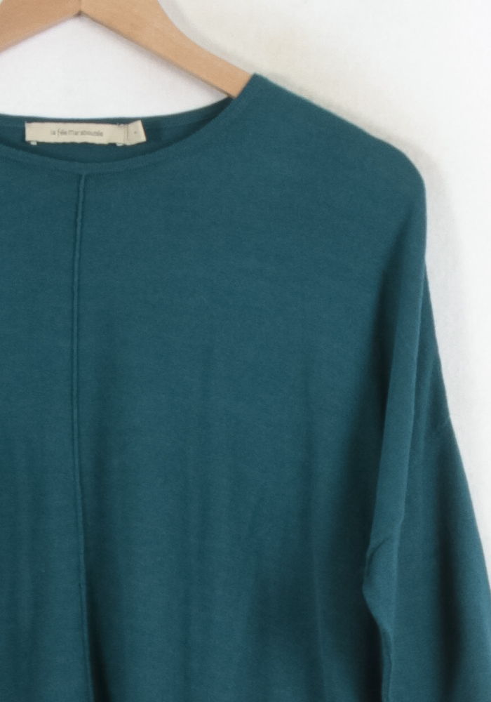 Pull Vert - Taille S/36 de la marque La Fée Maraboutée | PARAD81748 - Vendu par Paradigme - Image 3