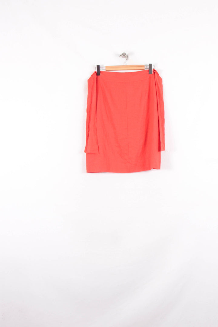 Jupe Boutonnée Orange - Taille L/40 de la marque Galeries Lafayette | PARAD81761 - Vendu par Paradigme - Image 4