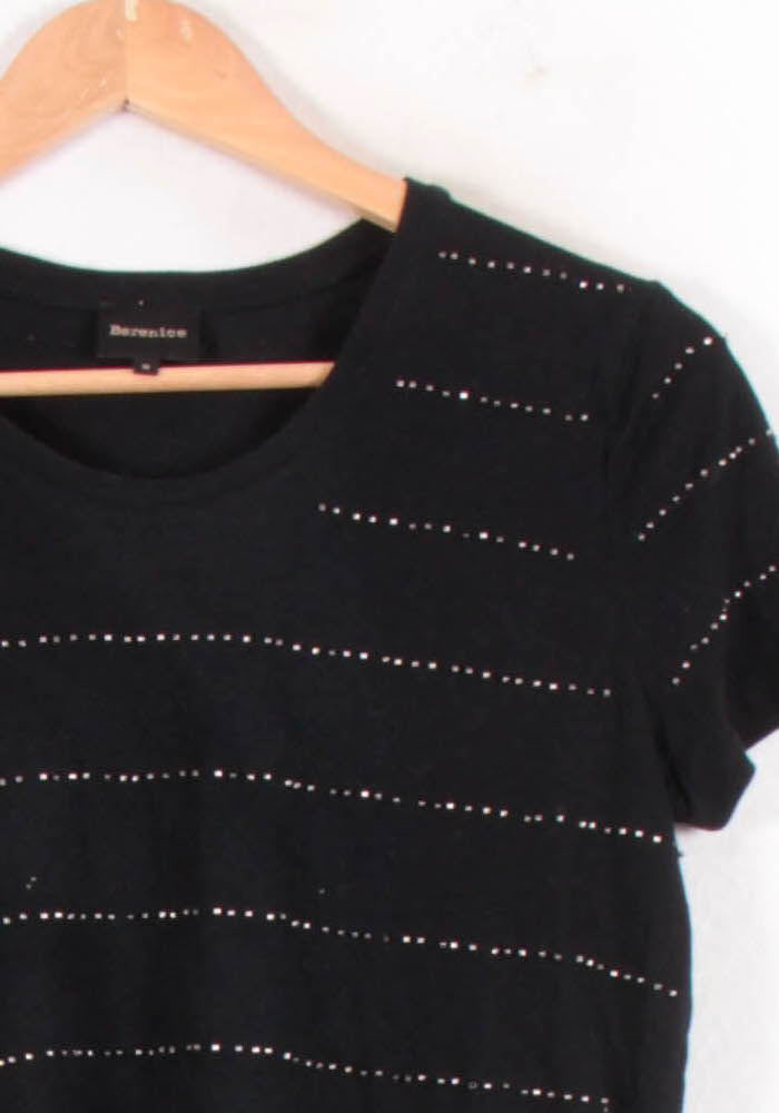 Tee-shirt Noir - Taille M/38 de la marque Bérénice | PARAD81763 - Vendu par Paradigme - Image 3