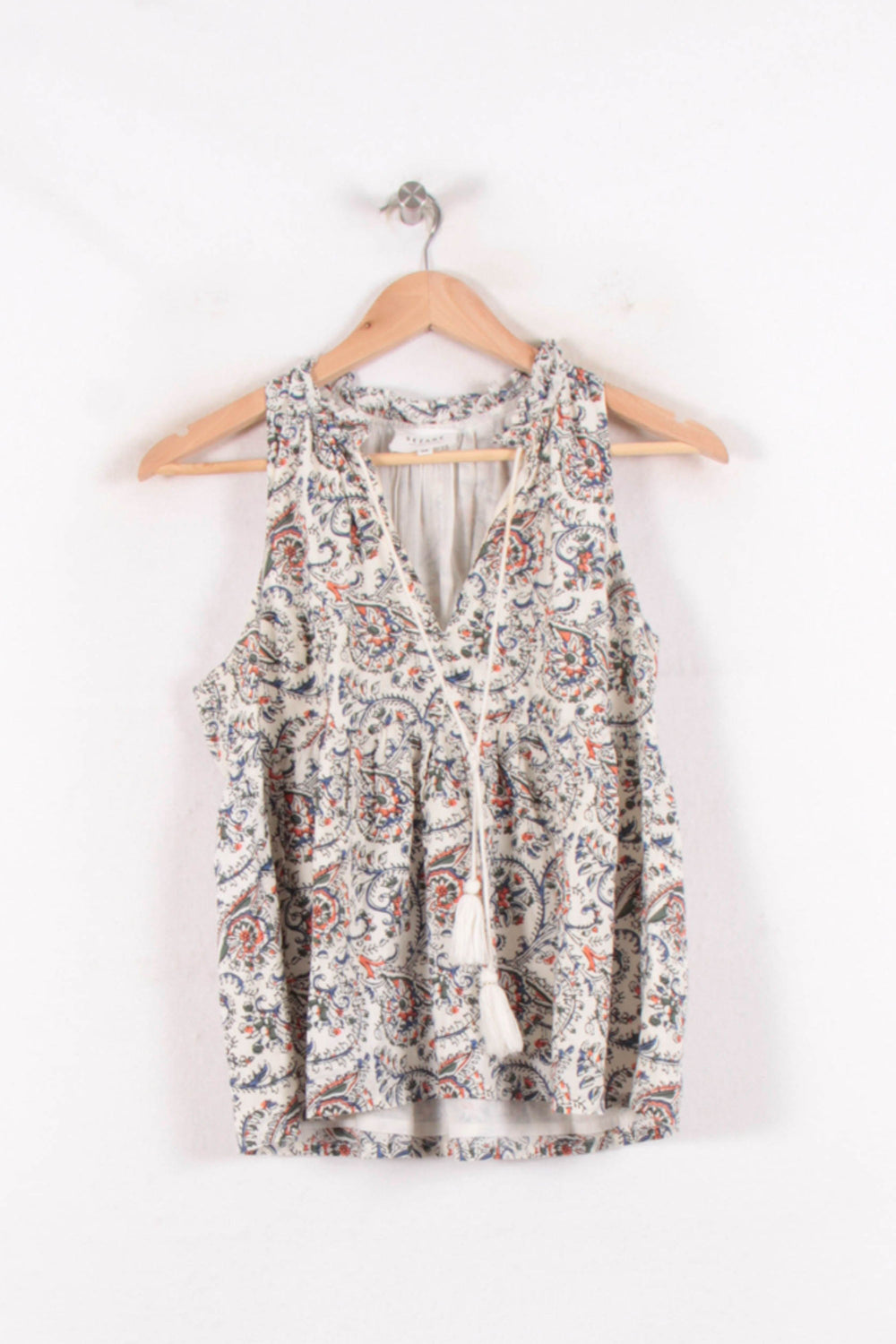 Blouse Sans Manches Multicolore - Taille M/38 de la marque Sézane | PARAD81770 - Vendu par Paradigme - Image 2