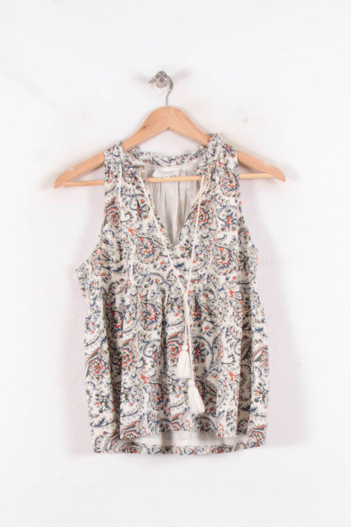 Blouse Sans Manches Multicolore - Taille M/38 de la marque Sézane | PARAD81770 - Vendu par Paradigme - Image 2