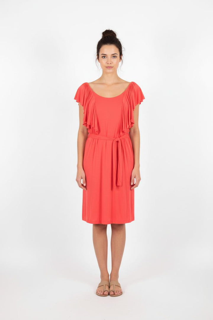 Robe Ceinturée Rouge - Taille S/36 de la marque Filippa K | PARAD81773 - Vendu par Paradigme - Image 1