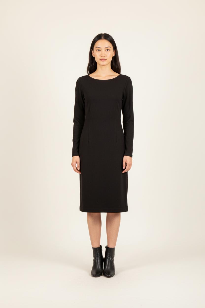 Robe Midi Noire - Taille S/36 de la marque Filippa K | PARAD81776 - Vendu par Paradigme - Image 1