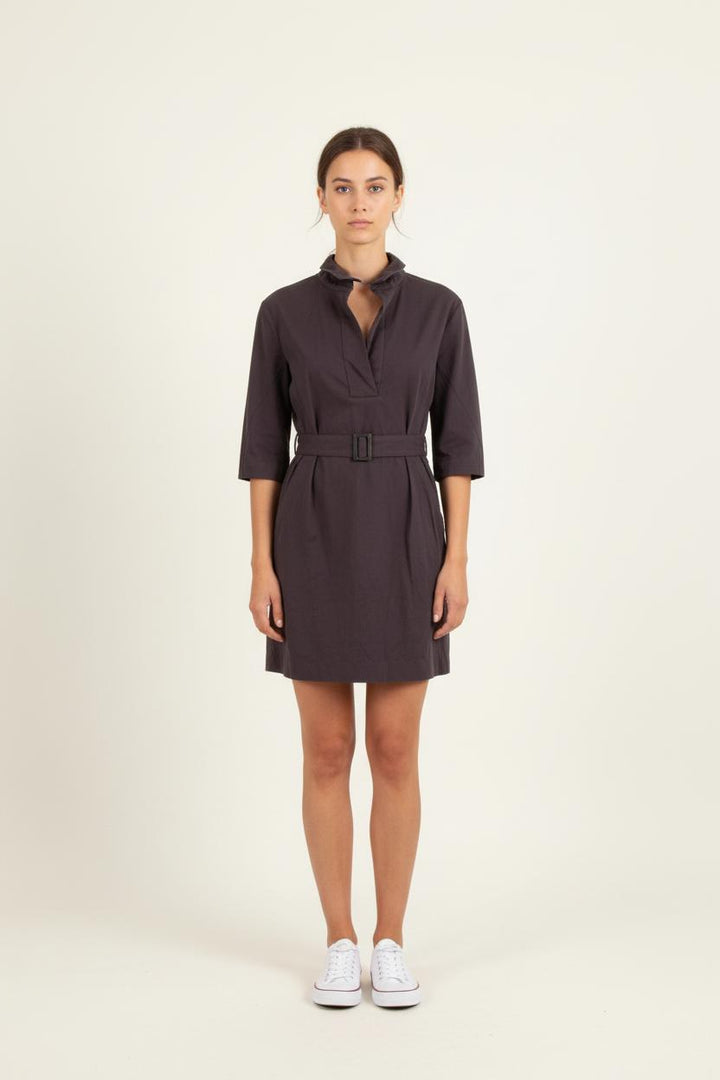Robe Chemise Grise - Taille XS/34 de la marque ba&sh | PARAD81779 - Vendu par Paradigme - Image 1