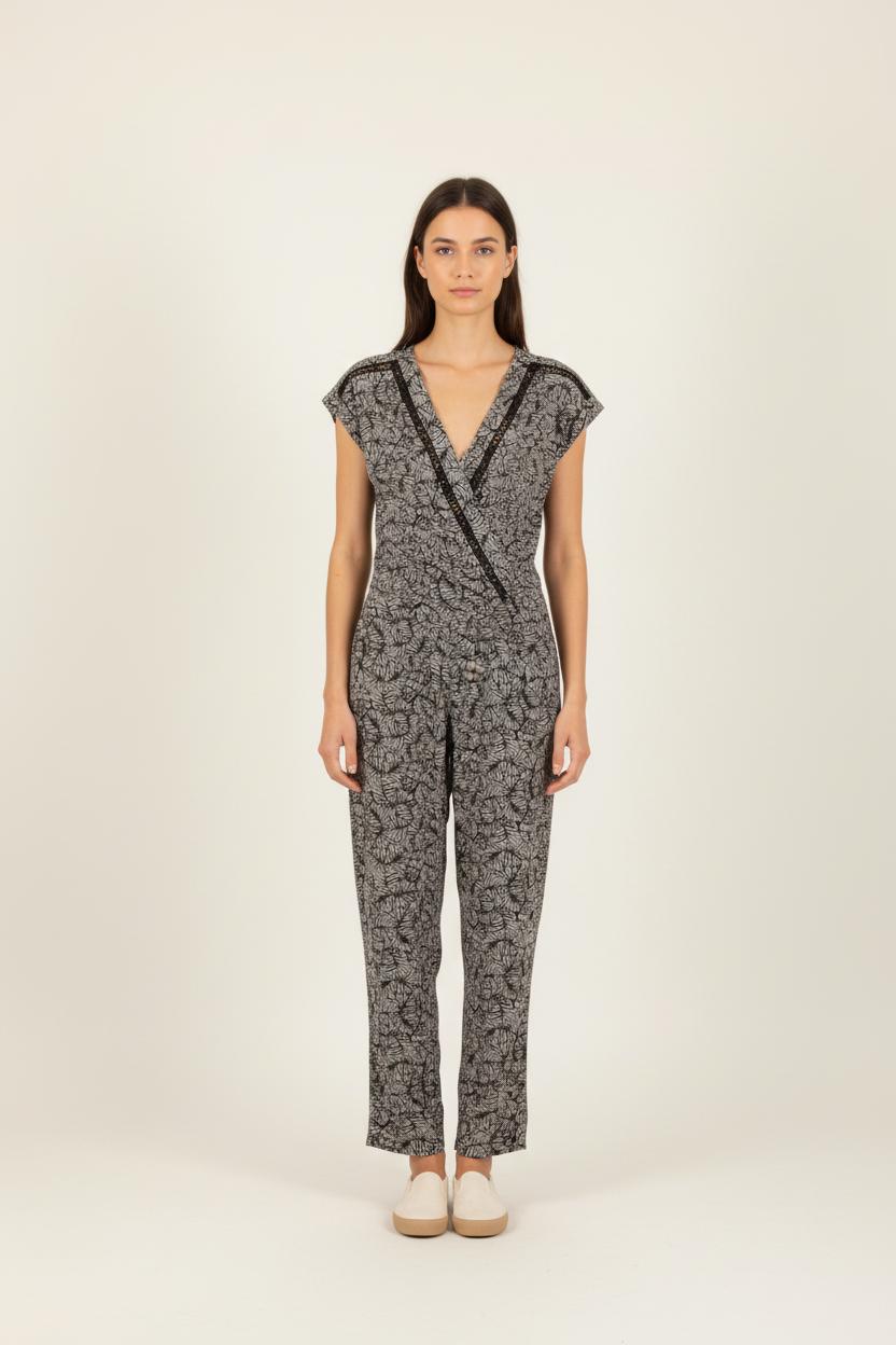 Combinaison Noire et Blanche - Taille S/36 de la marque IKKS | PARAD81782 - Vendu par Paradigme - Image 1