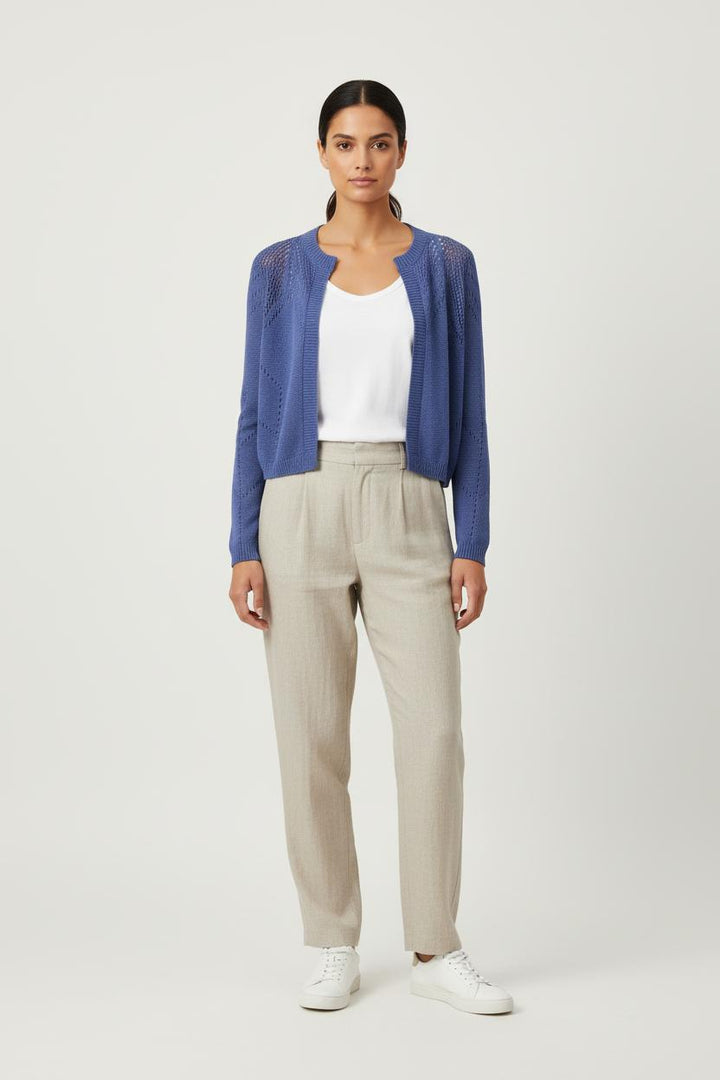 Gilet Bleu - Taille XS/34 de la marque La Fée Maraboutée | PARAD81794 - Vendu par Paradigme - Image 1