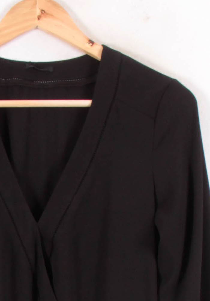 Robe Portefeuille Noire - Taille M/38 de la marque IKKS | PARAD81801 - Vendu par Paradigme - Image 3