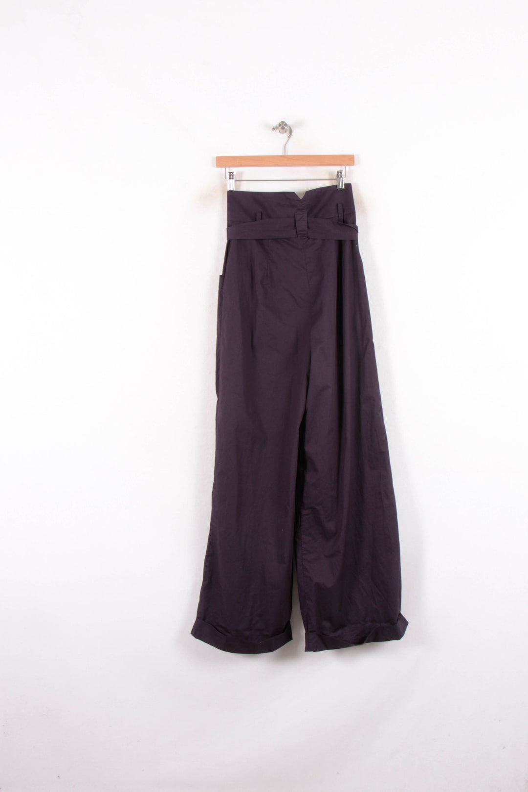 Pantalon Large Bleu - Taille S/36 de la marque Tara Jarmon | PARAD81803 - Vendu par Paradigme - Image 4